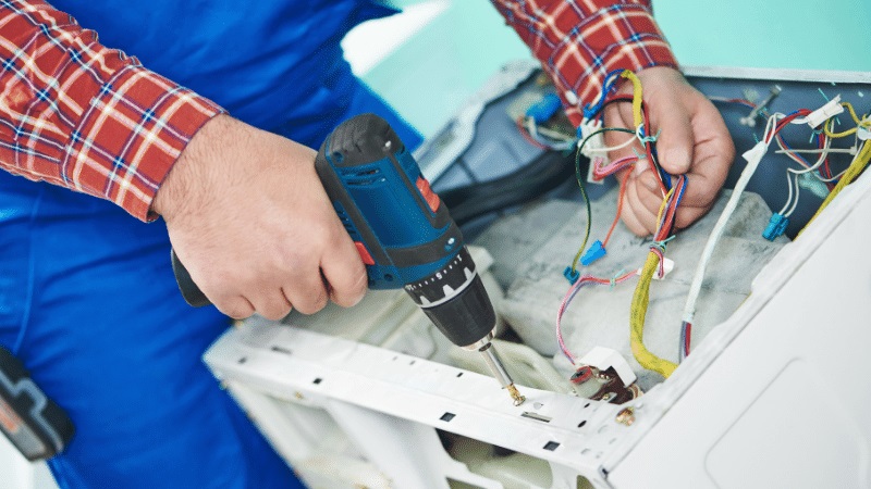 Menemen Demirdöküm Demirdöküm çamaşır makinesi kart tamiri – Su almama arızası orijinal parça ile giderildi. - Teknik servis örneği